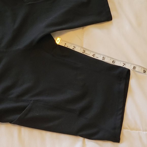 Ododos black hiking, yoga, running, athletic, bike shorts with  pockets Sz: S - Picture 4 of 7